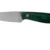 Brisa Bobtail 80 Green Micarta Handle, 12C27, Multi-carry Sheath 9957 -Famous Knife Shop ENZ 9957 01 enzo knives