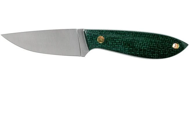Brisa Bobtail 80 Green Micarta Handle, 12C27, Multi-carry Sheath 9957 3 Brisa Bobtail 80 Green Micarta Handle, 12C27, Multi-carry Sheath 9957