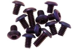 Flytanium Benchmade Bugout Screws Titanium, Purple