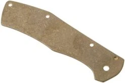 Flytanium Gerber Flatiron Scale, Brass -Famous Knife Shop FLY 427 02 flytanium