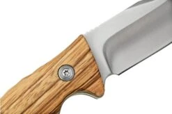 Fox Knives Black Fox Clip Point BF-133ZW Zebrawood Hunting Knife -Famous Knife Shop FOBF 133ZW 05 blackfox