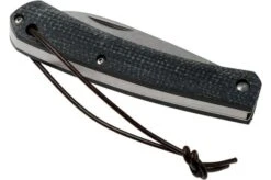 Fox Nauta FX-230MI Black Micarta Pocket Knife -Famous Knife Shop FOFX 230MI 04 fox knives