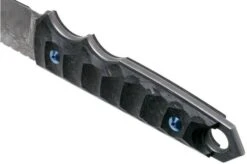 Fox Knives Ryu FX-634DCF Marble Carbon Fibre, Herringbone Damascus, Fixed Knife, Black Roc Knives Design -Famous Knife Shop FOFX 634DCF 04 fox knives