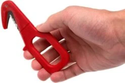 Fox FKMD Rescue Red FX-640/1 Belt Cutter -Famous Knife Shop FOFX 640 1 05 fox rescue fofx 640 1 05