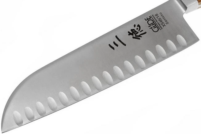 Güde Alpha Olive Santoku With Granton Edge, X546/18 4 Güde Alpha Olive Santoku With Granton Edge, X546/18 - Image 2