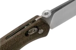 The James Brand The Carter, Od Green Micarta, Stainless Pocket Knife KN108127-00 14 The James Brand The Carter, Od Green Micarta, Stainless Pocket Knife KN108127-00 -Famous Knife Shop JAKCT108127 06 the james brand