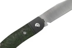 Jack Wolf Javelina Jack, JAVEL-01-DMGR, Fat Carbon Dark Matter Green Slipjoint Pocket Knife -Famous Knife Shop JW JAVEL 01 DMGR 05 jackwolf