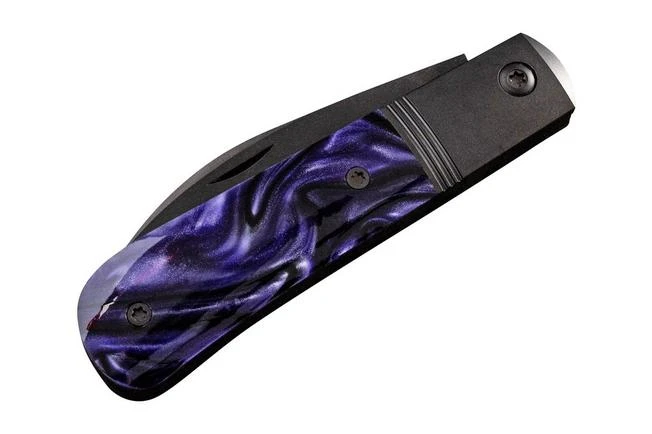 Jack Wolf Laid Back Jack LAIDB-02-KIR-PUR Kirinite Purple Wave, Slipjoint Pocket Knife 5 Jack Wolf Laid Back Jack LAIDB-02-KIR-PUR Kirinite Purple Wave, Slipjoint Pocket Knife - Image 3