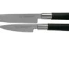Kai Wasabi Black Two-piece Knife Set, Paring Knife And Utility Knife