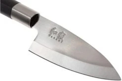 Kai Wasabi Black Deba 10,5 Cm, 6710D -Famous Knife Shop KAWB6710D 04 kai wasabi black kawb6710d 04