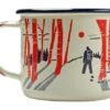 Knivesandtools Enamel Mug E-MG-L-01, Large 10 Cm, Enamel Mug -Famous Knife Shop KT E MG L 01 01 kato