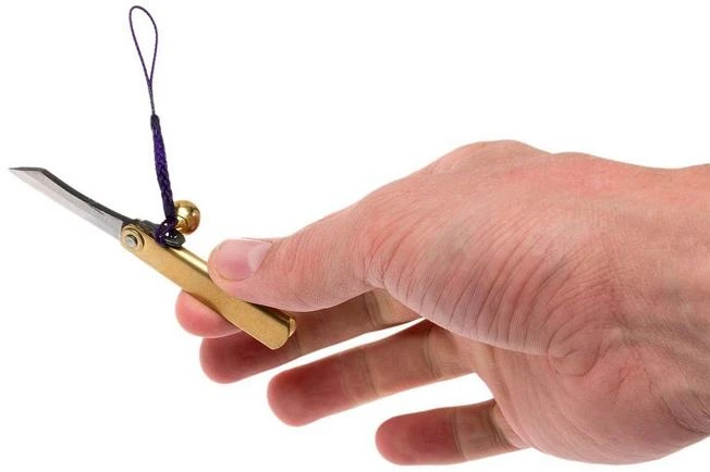 Higonokami Pocket Knife 3,8 Cm HIGO02, SK-carbon Steel With Lanyard 9 Higonokami Pocket Knife 3,8 Cm HIGO02, SK-carbon Steel With Lanyard - Image 7