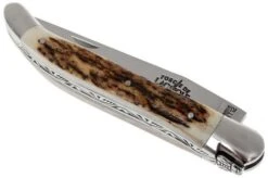 Forge De Laguiole 11cm Deer Horn 1211INCFBRI -Famous Knife Shop LA1211INCFBRI 03 forge de laguiole la1211incfbri 03