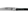 Forge De Laguiole 129INTCNOIBRI 9cm, Black Micarta, Laguiole Knife