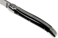 Forge De Laguiole 129INTCNOIBRI 9cm, Black Micarta, Laguiole Knife 16 Forge De Laguiole 129INTCNOIBRI 9cm, Black Micarta, Laguiole Knife -Famous Knife Shop LA129INTCNOIBRI 07 forge de laguiole