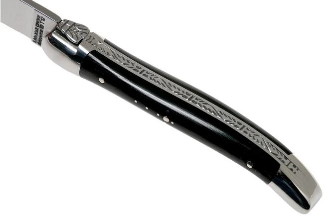 Forge De Laguiole 129INTCNOIBRI 9cm, Black Micarta, Laguiole Knife 9 Forge De Laguiole 129INTCNOIBRI 9cm, Black Micarta, Laguiole Knife - Image 7