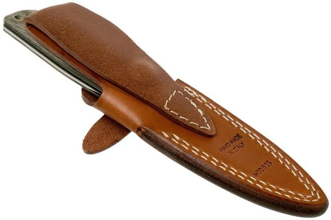 LionSteel B35 CVG Green Canvas Micarta Bushcraft Knife 10 LionSteel B35 CVG Green Canvas Micarta Bushcraft Knife - Image 8