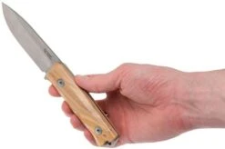 LionSteel B40 Olivewood B40-UL Bushcraft Knife -Famous Knife Shop LI B40 UL 06 lionsteel