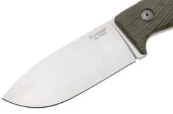 LionSteel M3 M3-CVG Green Canvas Micarta Fixed Knife -Famous Knife Shop LI M3 CVG 03 lionsteel