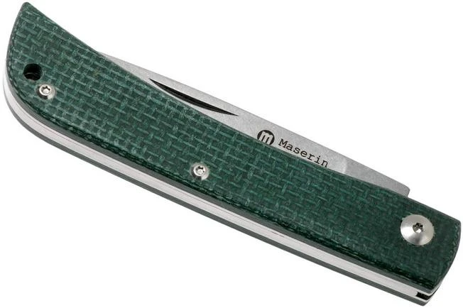 Maserin Scout Green Micarta Pocket Knife, 163-MV 6 Maserin Scout Green Micarta Pocket Knife, 163-MV - Image 4