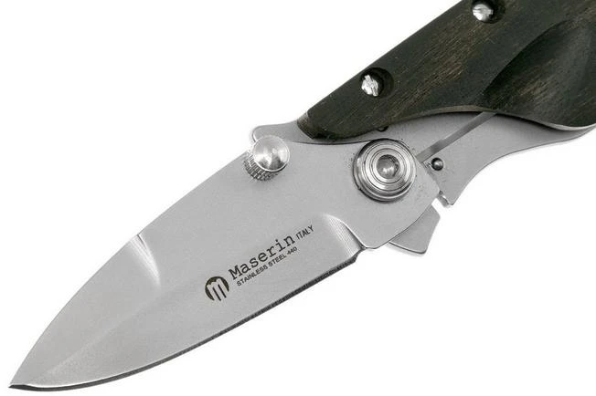 Maserin Onefold Ebony 550/EB Pocket Knife 5 Maserin Onefold Ebony 550/EB Pocket Knife - Image 3