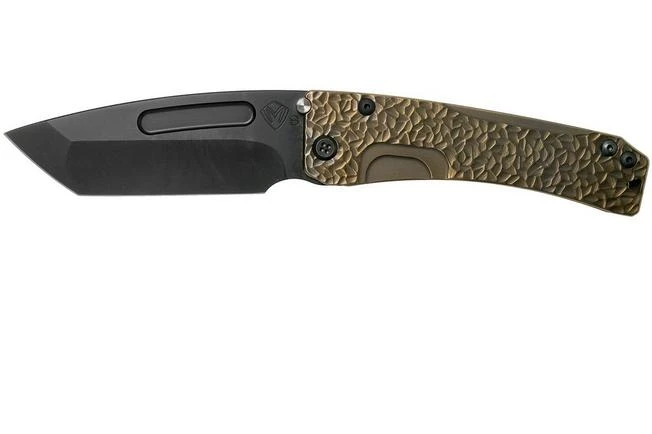 Medford Slim Midi Marauder S35VN Tanto Black PVD, Bronze Hammered Handle Pocket Knife 3 Medford Slim Midi Marauder S35VN Tanto Black PVD, Bronze Hammered Handle Pocket Knife