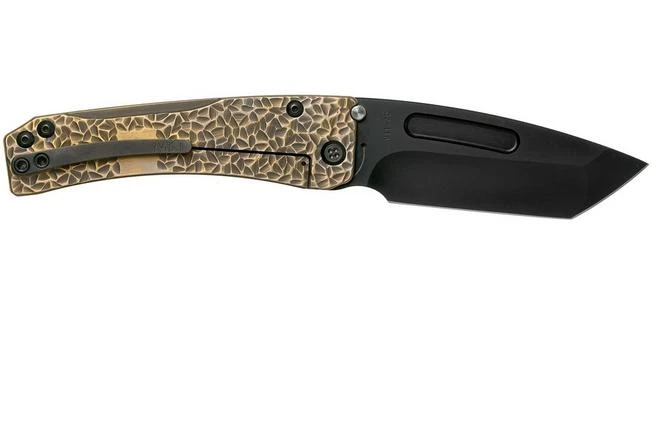Medford Slim Midi Marauder S35VN Tanto Black PVD, Bronze Hammered Handle Pocket Knife 4 Medford Slim Midi Marauder S35VN Tanto Black PVD, Bronze Hammered Handle Pocket Knife - Image 2