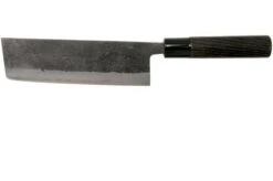 Munetoshi Nashiji Black Nakiri 16.5cm