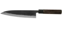 Munetoshi Nashiji Black Gyuto Chef's Knife 21 Cm