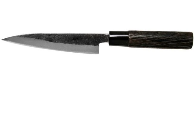 Munetoshi Nashiji Black Petty Paring Knife 12 Cm 3 Munetoshi Nashiji Black Petty Paring Knife 12 Cm