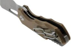 MKM Isonzo FX03M-2TBR, Cleaver Stonewashed Böhler M390 Bronze Titanium, Pocket Knife -Famous Knife Shop MMK FX03M 2TBR 04 mkm