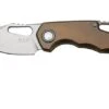 MKM Isonzo FX03M-3TBR, Clip Point Stonewashed Böhler M390 Bronze Titanium, Pocket Knife