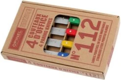 Set Of 4 Opinel Paring Knives N°112 Classiques -Famous Knife Shop OP001233 09 opinel tafelmesset op001233 09