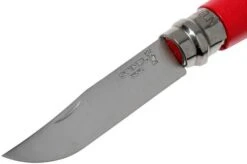 Opinel Pocket Knife No. 08RV Red, Stainless Steel, Blade Length 8.5 Cm -Famous Knife Shop OP001981 03 opinel