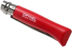 Opinel Pocket Knife No. 08RV Red, Stainless Steel, Blade Length 8.5 Cm -Famous Knife Shop OP001981 04 opinel