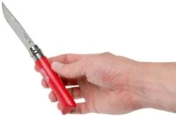 Opinel Pocket Knife No. 08RV Red, Stainless Steel, Blade Length 8.5 Cm -Famous Knife Shop OP001981 07 opinel