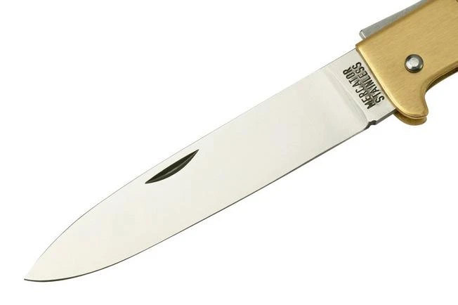 Otter Mercator 10-736 RG R Large Brass Stainless Pocket Clip, Pocket Knife 5 Otter Mercator 10-736 RG R Large Brass Stainless Pocket Clip, Pocket Knife - Image 3