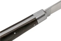 Otter Anchor Knife 172 LB Large Carbon, Smoked Oak, Stainless Anchor, Leather Strap, Pocket Knife -Famous Knife Shop OR172LB 06 otter