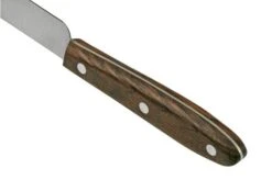 Otter Tafel Smoked Oak Stainless Steel Table Knife 12.5 Cm -Famous Knife Shop ORTAFELRAU 04 otter