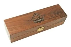 PUMA Knife Of The Year 2022 Bog Oak, 32202249 Balbach SuperClean Damascus, Fixed Knife -Famous Knife Shop PU32202249 08 puma