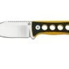 QSP Knife Canary QS141-A1 Stonewashed, Black Yellow G10, Neck Knife -Famous Knife Shop QS141 A1 01 qsp