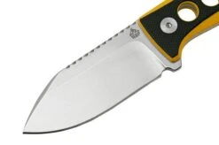 QSP Knife Canary QS141-A1 Stonewashed, Black Yellow G10, Neck Knife -Famous Knife Shop QS141 A1 03 qsp