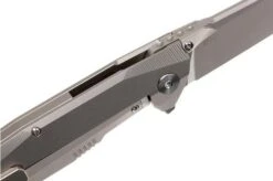 Rike Knife 1507S-SW Kwaiken M390 Pocket Knife, Stonewashed -Famous Knife Shop RK1507S SW M390 06 rike knives rk1507s sw m390 06