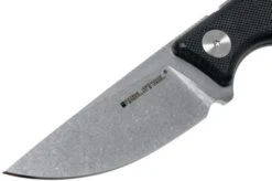 Real Steel Receptor 3550 Stonewashed Fixed Knife, Ostap Hel Design -Famous Knife Shop RL3550 03 real steel knives