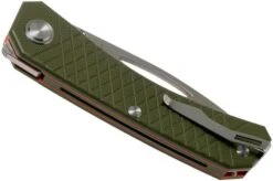 Real Steel Akuma 9112 Green Pocket Knife, Ivan Braginets Design -Famous Knife Shop RL9112 04 real steel