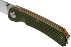 Real Steel Akuma 9112 Green Pocket Knife, Ivan Braginets Design -Famous Knife Shop RL9112 07 real steel