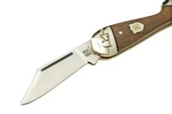 Rough Ryder Brown Burlap Lady Leg Knife, RR2335 Pocket Knife -Famous Knife Shop RY2335 03 roughryder