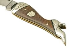 Rough Ryder Brown Burlap Lady Leg Knife, RR2335 Pocket Knife -Famous Knife Shop RY2335 04 roughryder
