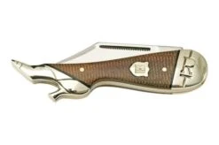 Rough Ryder Brown Burlap Lady Leg Knife, RR2335 Pocket Knife -Famous Knife Shop RY2335 05 roughryder
