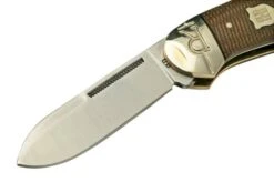 Rough Ryder Brown Burlap Bow Canoe RR2376, Pocket Knife -Famous Knife Shop RY2376 03 roughryder